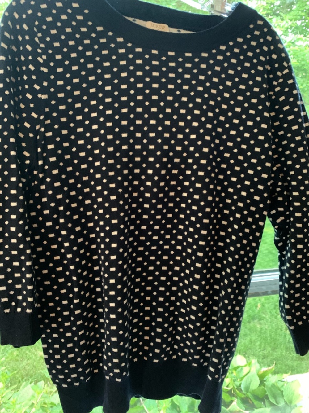 JCrew Cotton 3/4 Sweater